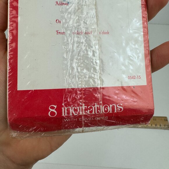Vtg Unused American Greetings You're invited to an Open House Winter Cards READ - Picture 11 of 11